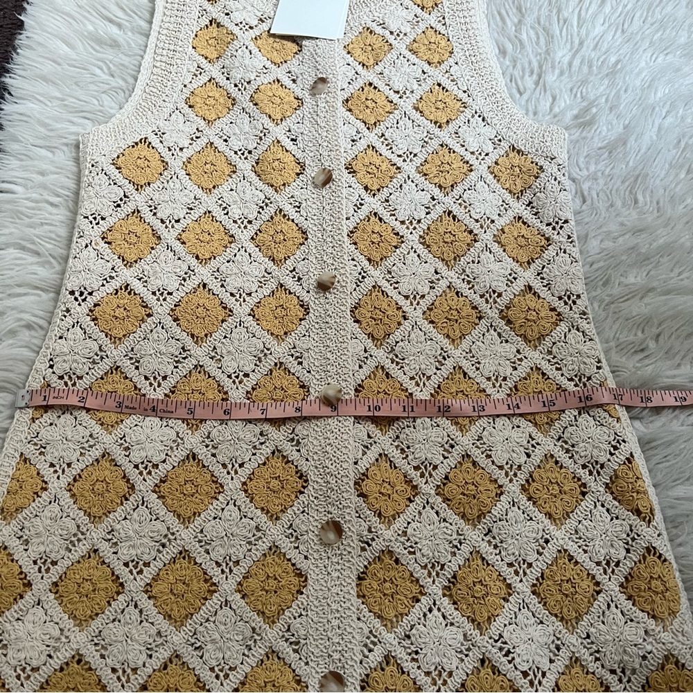 Sezane Marie Dress - Écru / Madeleine - Picture 6 of 7